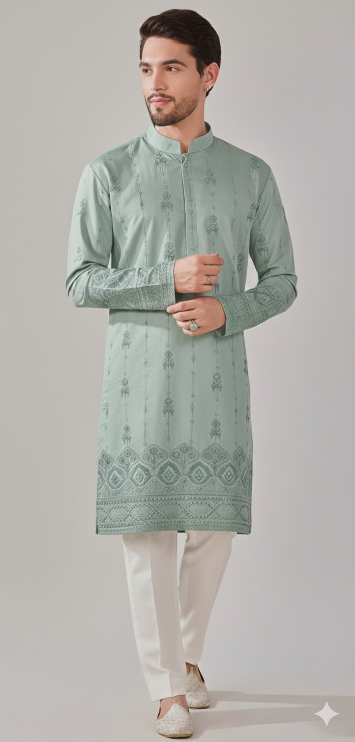 SEFOAM GREEN KURTA