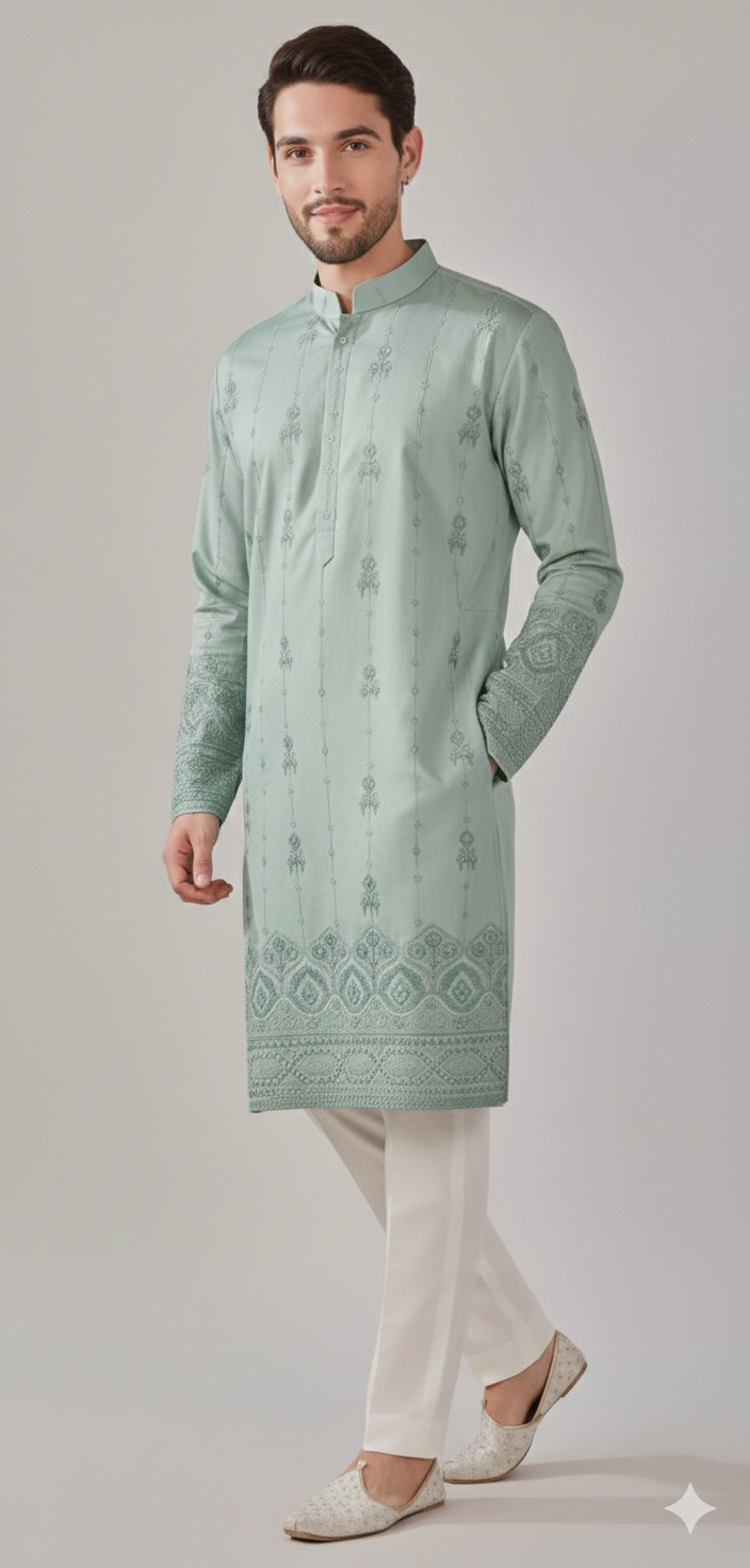 SEFOAM GREEN KURTA