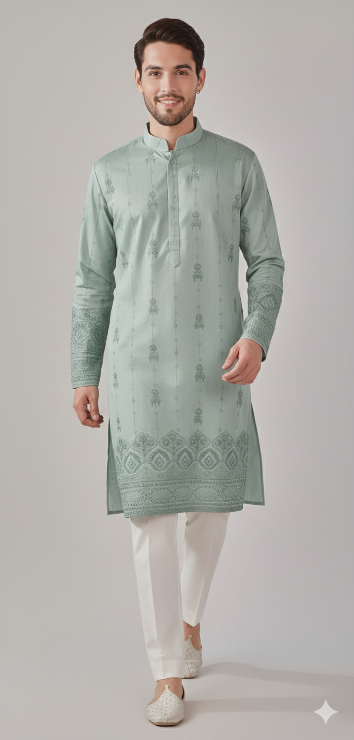 SEFOAM GREEN KURTA