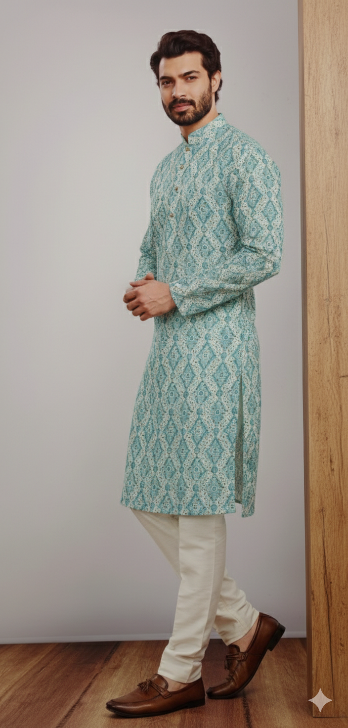 MINT GREEN KURTA