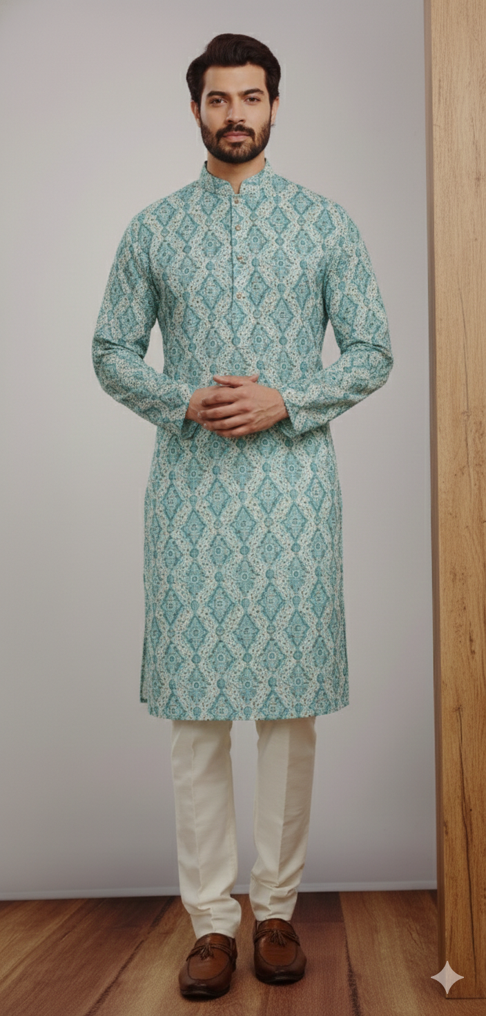 MINT GREEN KURTA