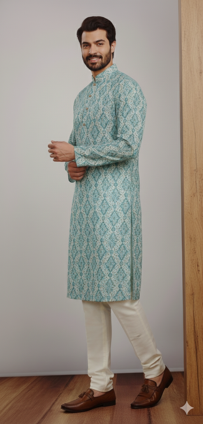 MINT GREEN KURTA