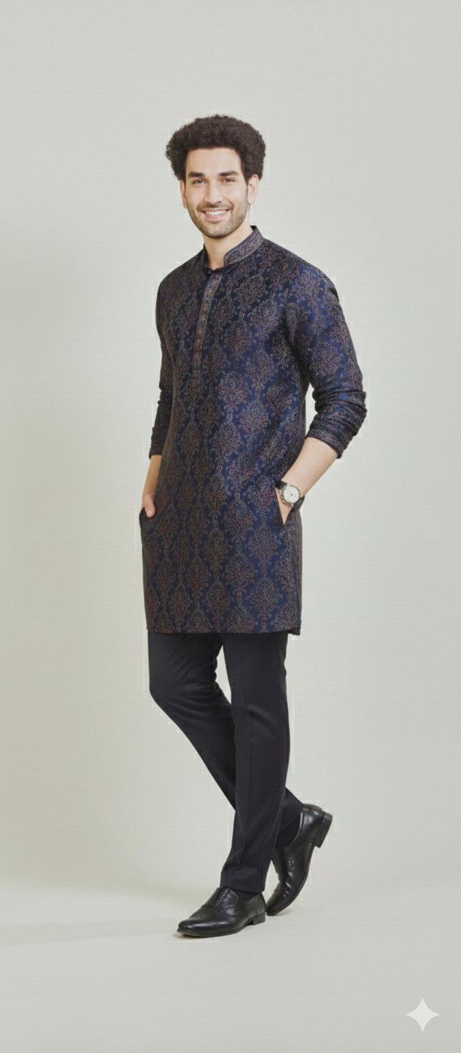 DEEP BLUE KURTA