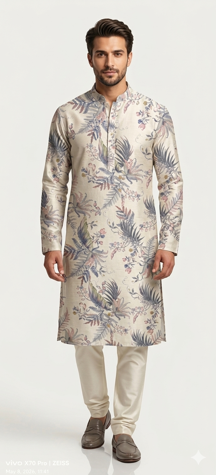 MORDERN FLORAL PRINTED KURTA