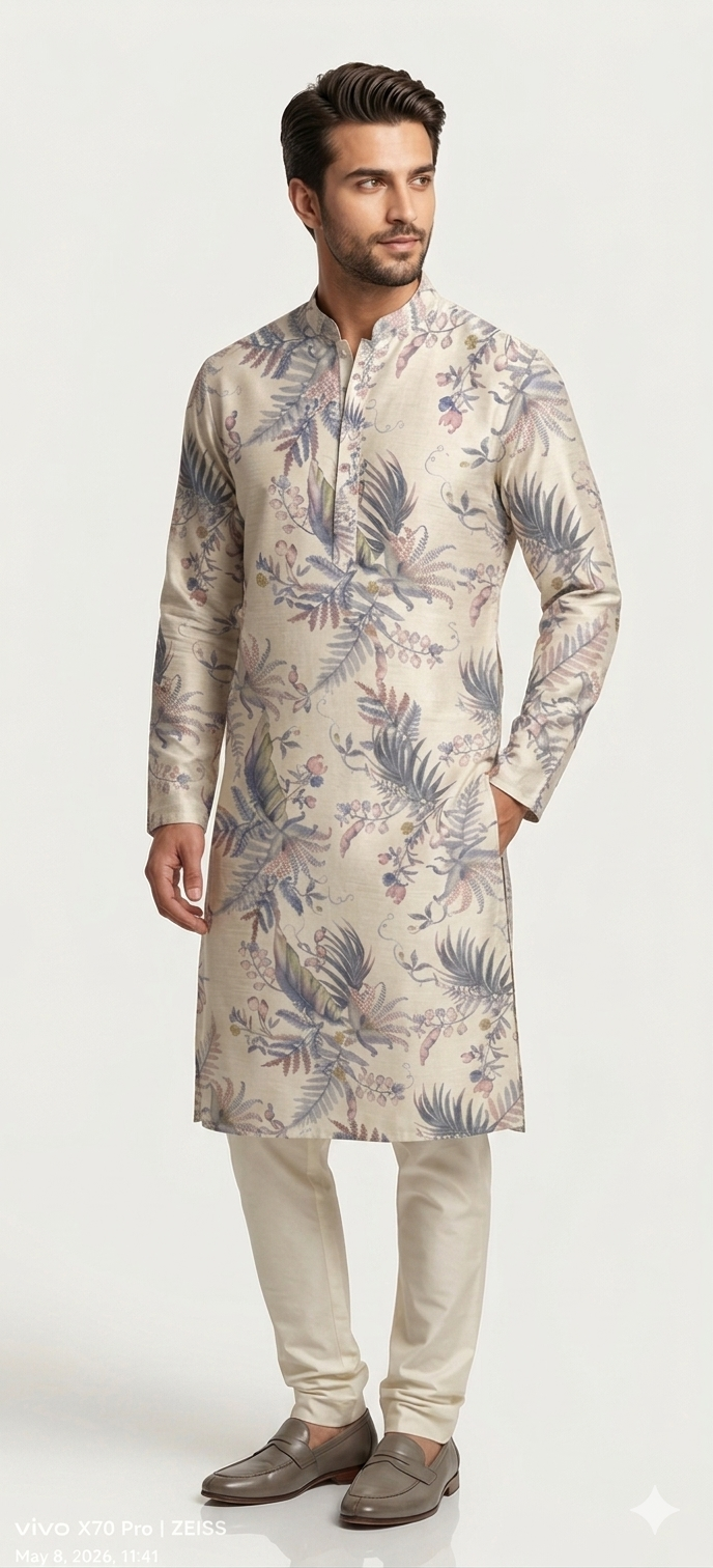 MORDERN FLORAL PRINTED KURTA