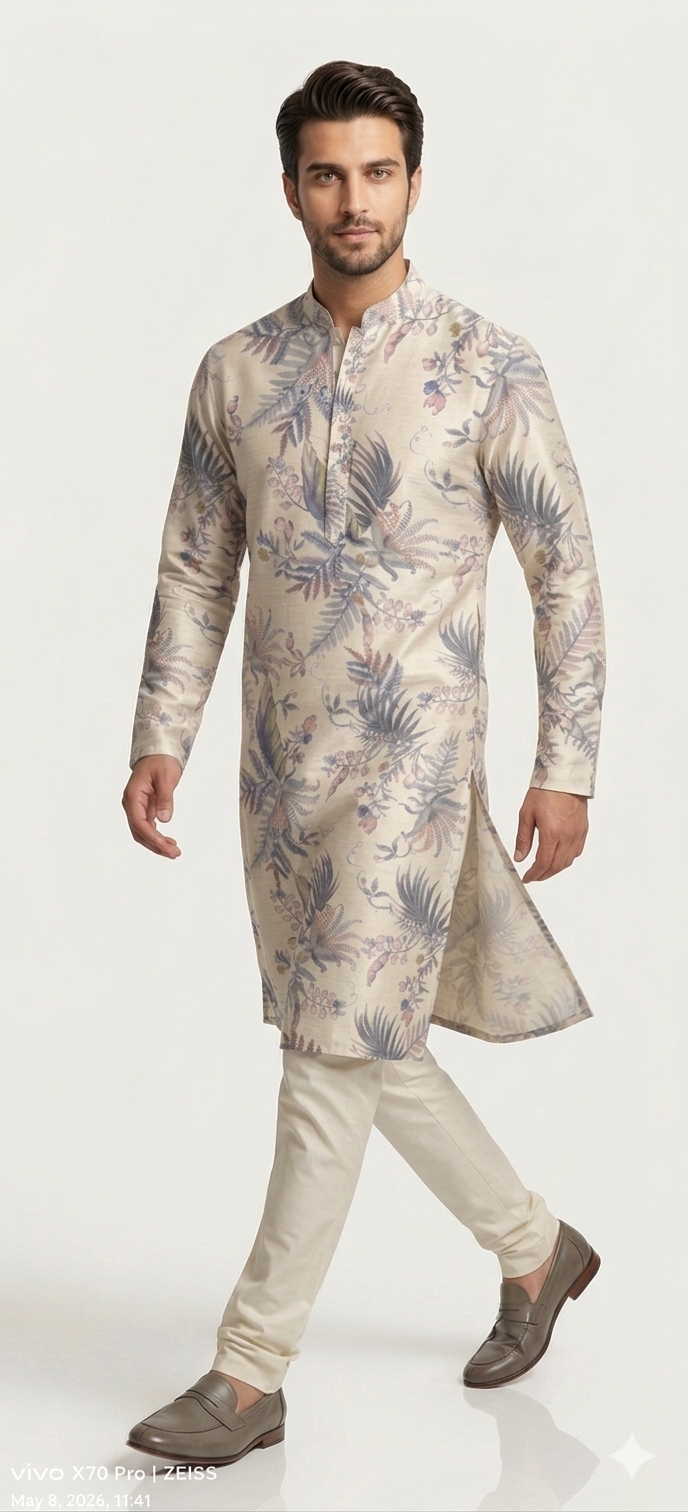 MORDERN FLORAL PRINTED KURTA