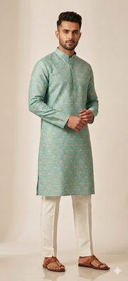 Muted Sage Green kurta