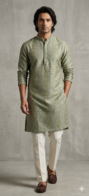 Sage Olive Green kurta