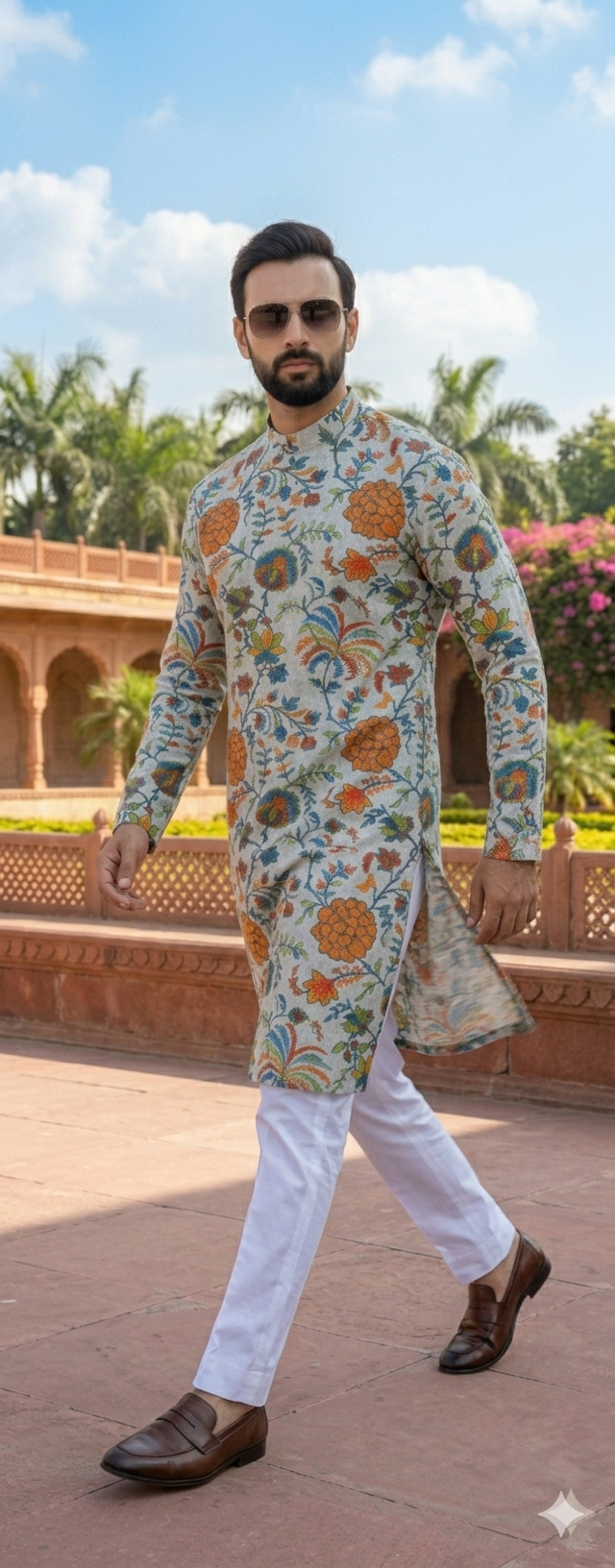 FLORAL PRINTED KURTA