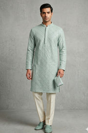 MINT SEAFOAM GREEN KURTA