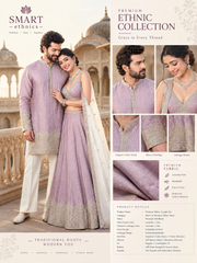 Dusty lavender kurta