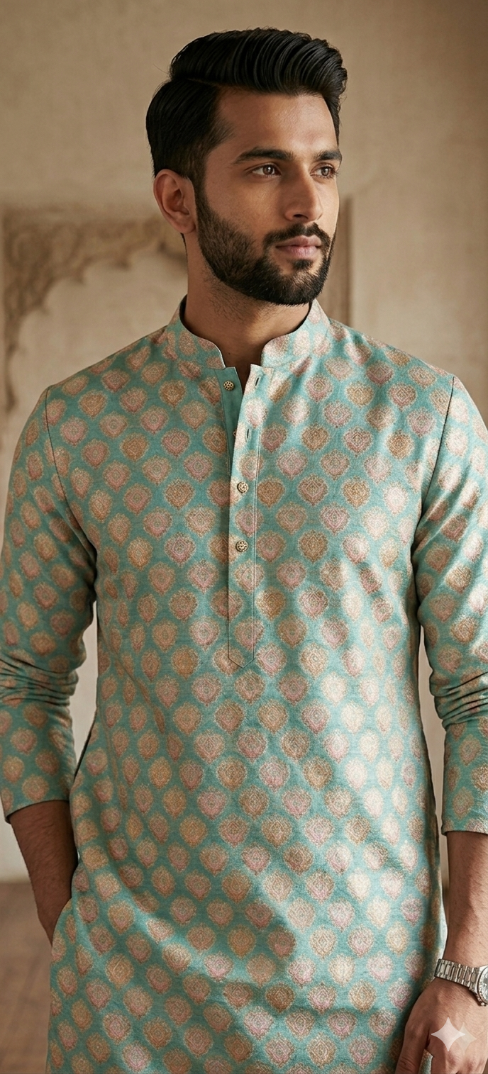 The Mint Royale Brocade Kurta