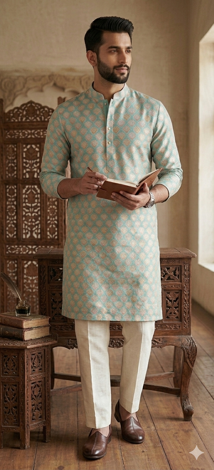 The Mint Royale Brocade Kurta